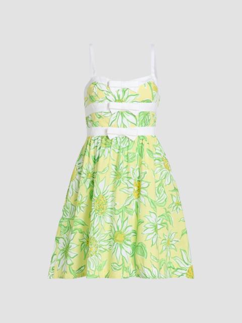 Lilly Pulitzer Women's Cheri Floral A-Line Sleeveless Minidress - Limoncello Sunbelievable