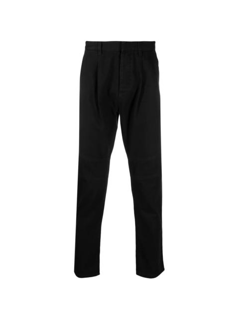 draped tapered trousers