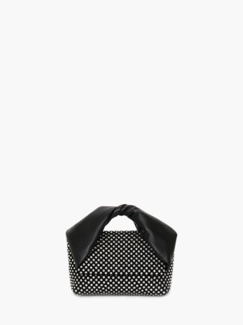 JW Anderson MEDIUM TWISTER - LEATHER TOP HANDLE BAG WITH CRYSTAL