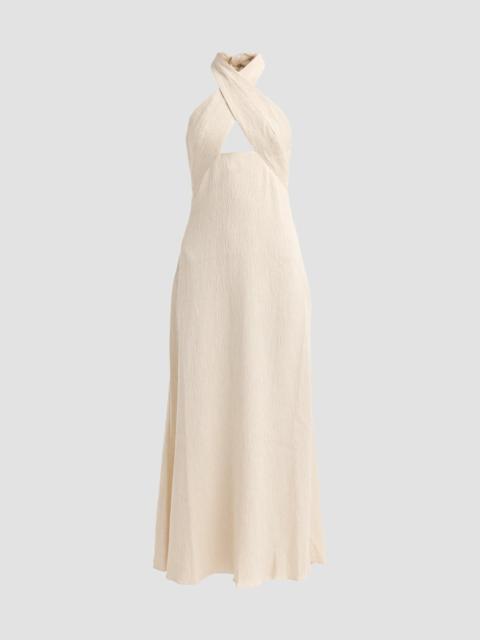 Johanna Ortiz Women's Celeste Crinkle Ankle Dress - Ecru