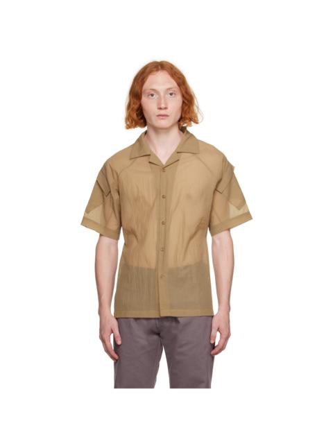 OLLY SHINDER Beige Flap Pocket Shirt