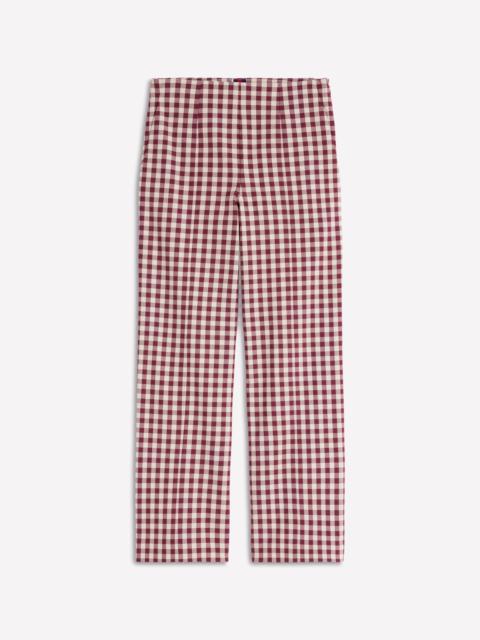 BODEN Smart 7/8 Pants-Chestnut Gingham