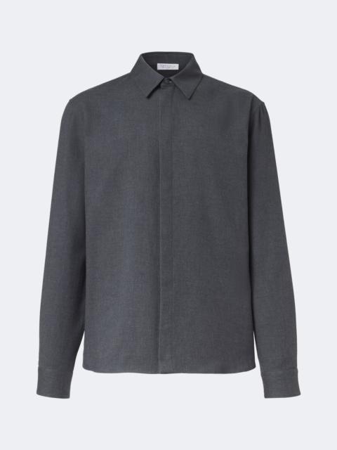 GABRIELA HEARST Abbe cotton and cashmere shirt