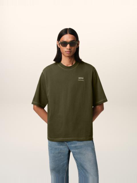 AMI Paris GREEN COTTON T-SHIRT