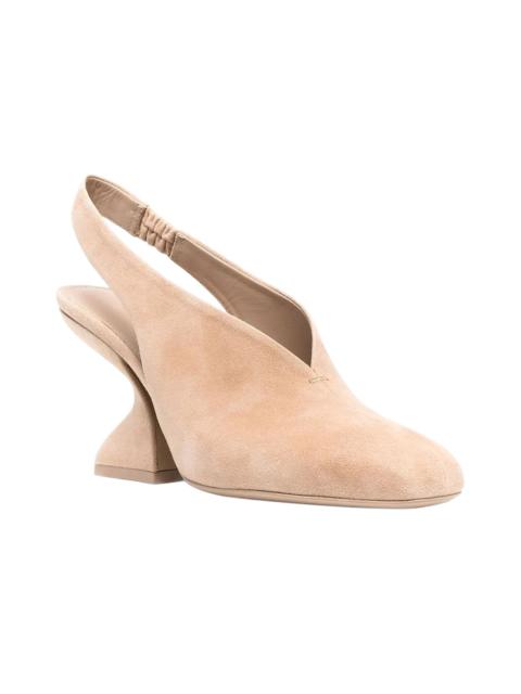FERRAGAMO Ferragamo Suede Slingback Pump