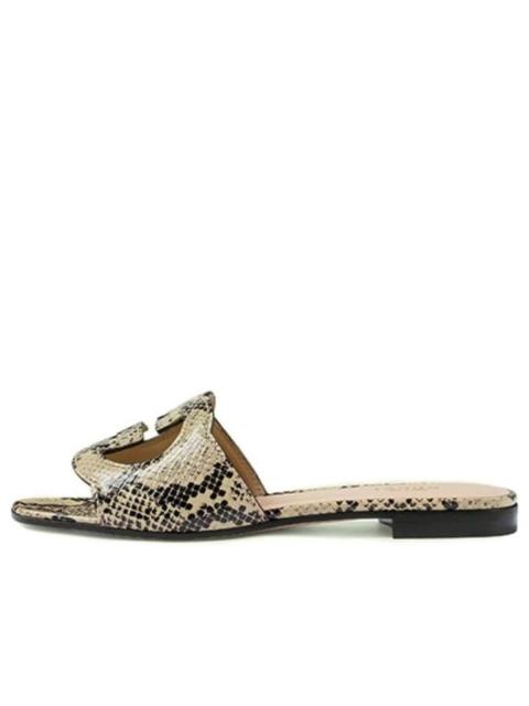 GUCCI Women's Interlocking G cut-out slide sandal