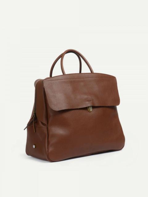 Bleu de Chauffe ZOOM TRAVEL BAG - AMBER BROWN