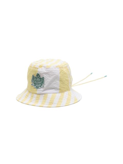 Maison Kitsuné logo-patch bucket hat