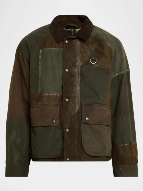 Polo Ralph Lauren Men's Patchwork Oilcloth Utility Jacket
