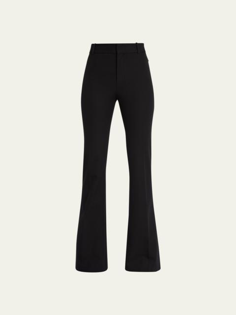 FRAME Le High Flare Slim Tailored Trousers