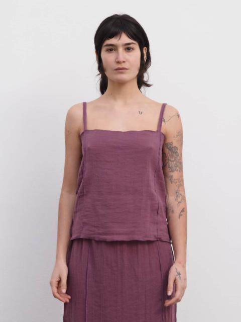 BASERANGE Shok Slip Top - Crinkle Linen