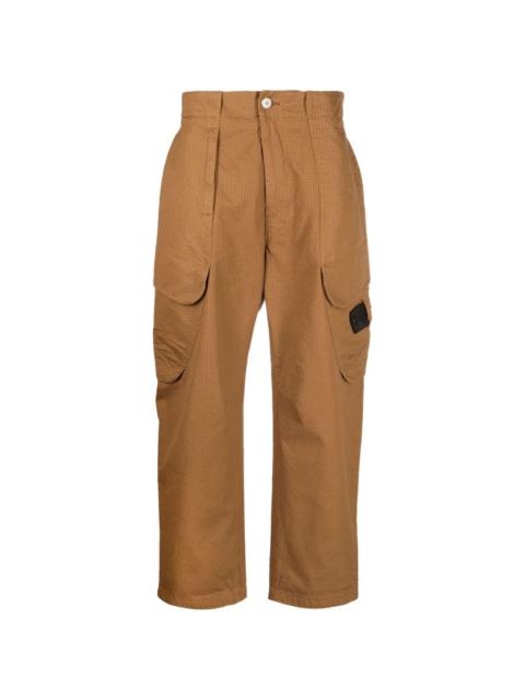 tapered cargo trousers
