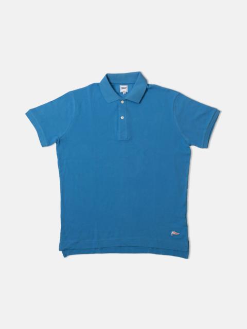 J. PRESS ROYAL BLUE PIQUE BURGEE POLO - TRIM FIT