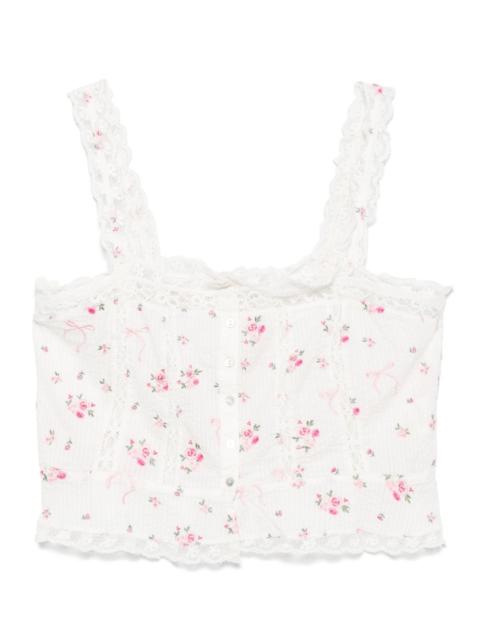 LoveShackFancy Vietta crop top