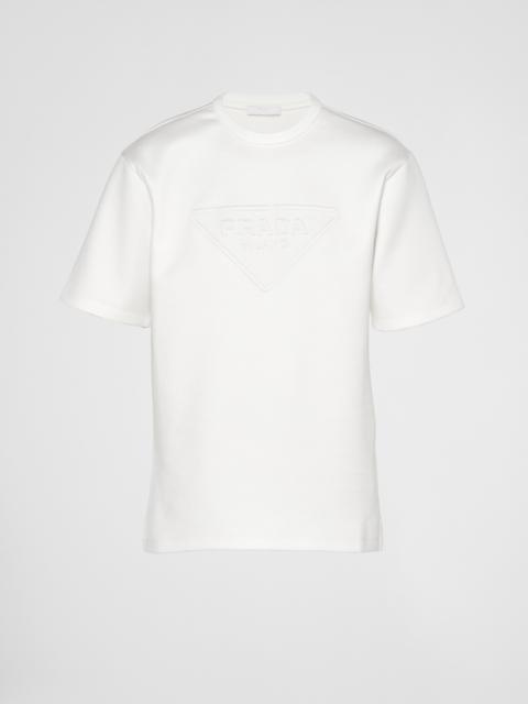Prada Technical-cotton T-shirt