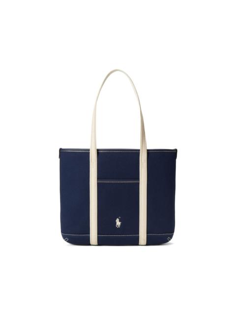 Polo Ralph Lauren embroidered logo tote bag