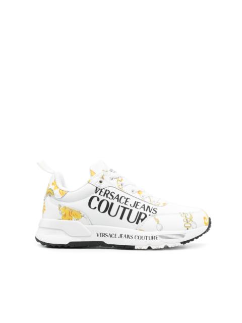 VERSACE JEANS COUTURE baroque-pattern low-top sneakers