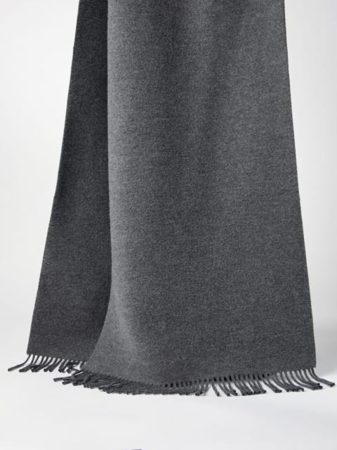 Brunello Cucinelli Hooded wool and cashmere knit scarf