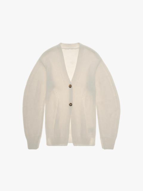 Helmut Lang TAILORED WOOL-BLEND CARDIGAN