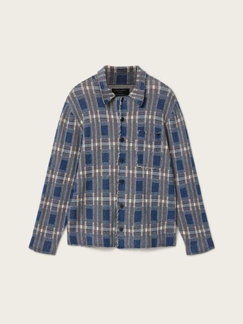SOLMAR KNITTED CHECK CARDIGAN
