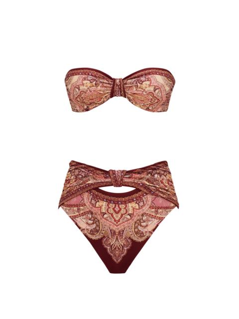 Zimmermann SUNDANCE KNOT BANDEAU BIKINI