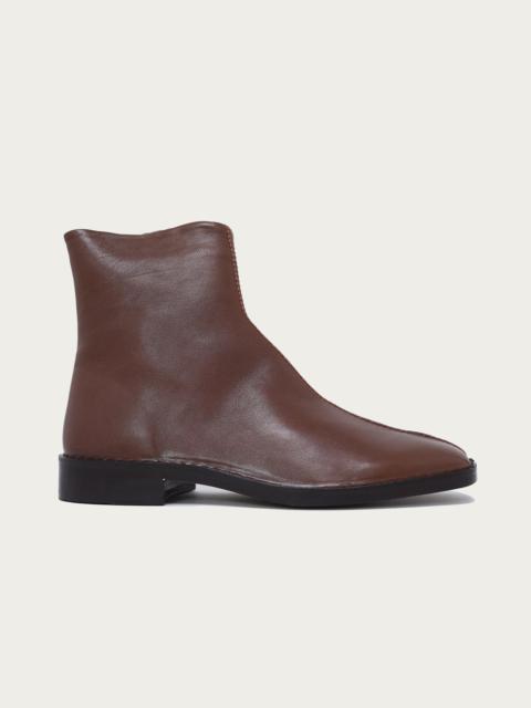 Lemaire Piped Zipped Boots - Shiitake
