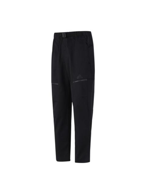 Men's adidas Athleisure Casual Sports Running Training Woven Long Pants/Trousers Black H40207