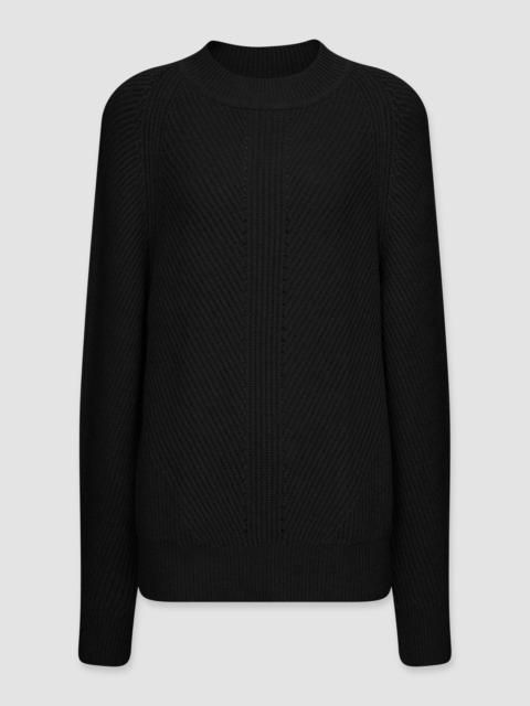 JOSEPH Luxe Cardigan Stitch Round Neck Jumper