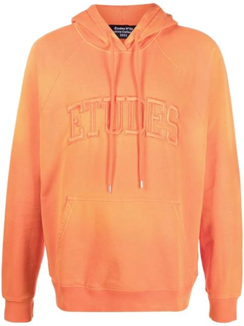 Étude Racing logo-embroidered hoodie