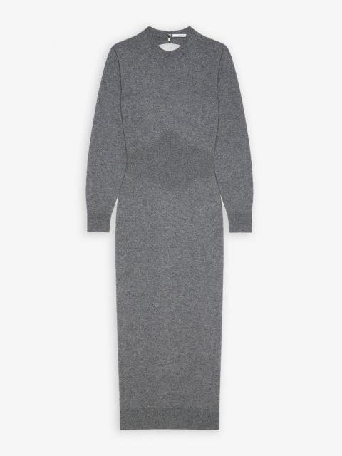 Givenchy Long sleeves grey cashmere dress