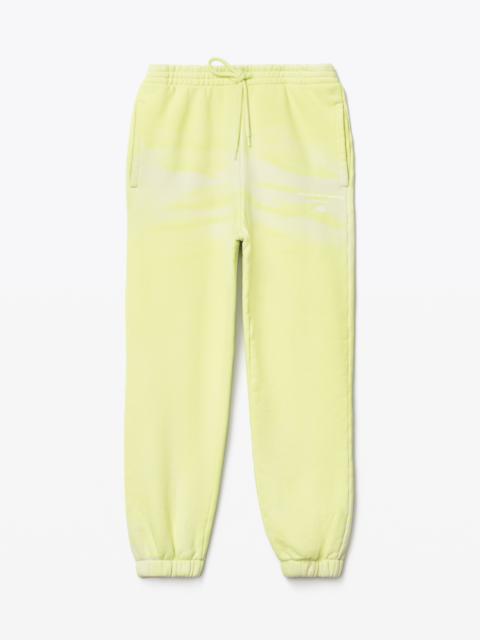 Alexander Wang JOGGER SWEATPANT IN GARMENT DYED COTTON