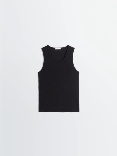 Lemaire RIB TANK TOP IN COTTON LINEN RIB JERSEY