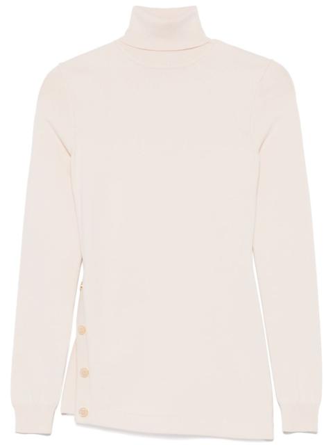 ELISABETTA FRANCHI stud-detailed sweater