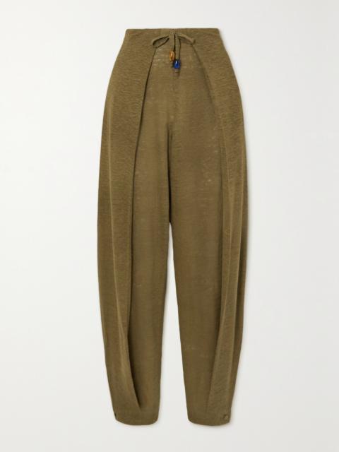 Loro Piana Linen Tapered Pants