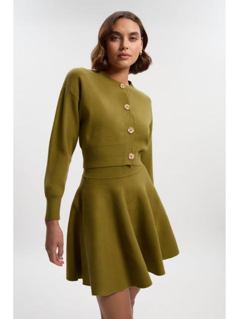 KAREN MILLEN Compact Yarn Full Knitted Skirt