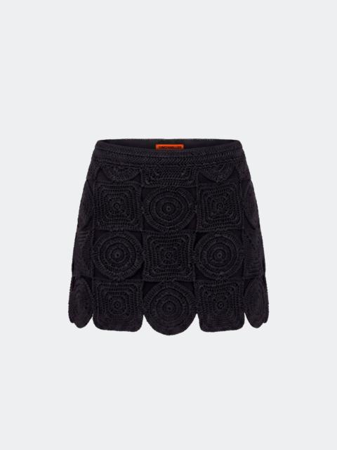 SIMONMILLER Beep Beep Mini Skirt In Black Multi-Shape