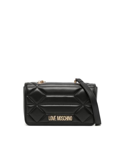 Moschino Kaleidoscope quilted leather shoulder bag