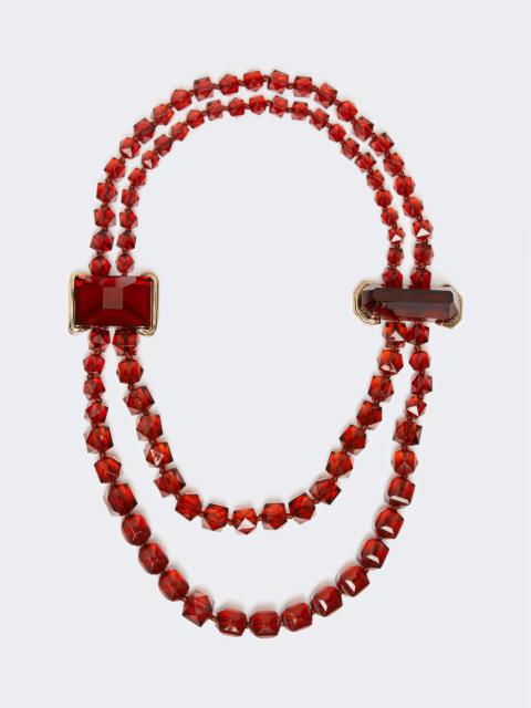 WEEKEND Max Mara ADAGIO Resin necklace with stones