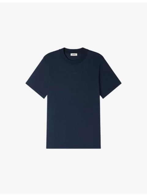 Sandro Short-Sleeved Cotton-Jersey T-Shirt