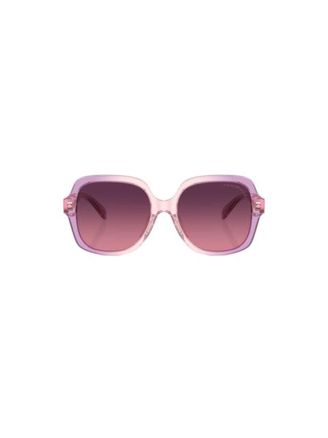COACH ombrÃ©-effect oversize-frame sunglasses