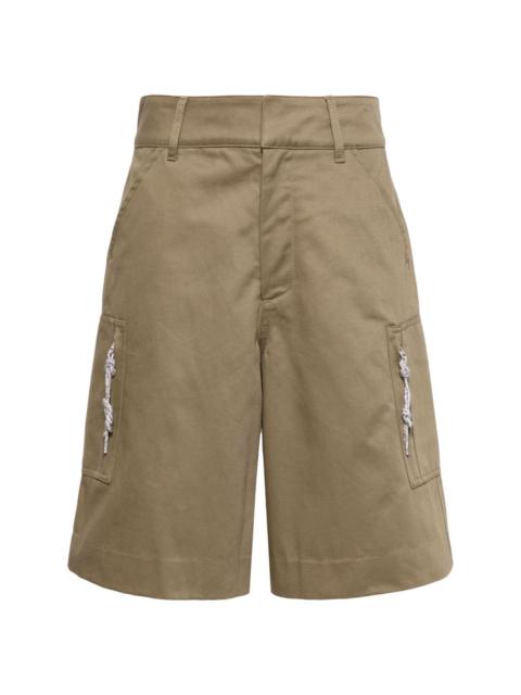 DARKPARK Nina twill cargo shorts