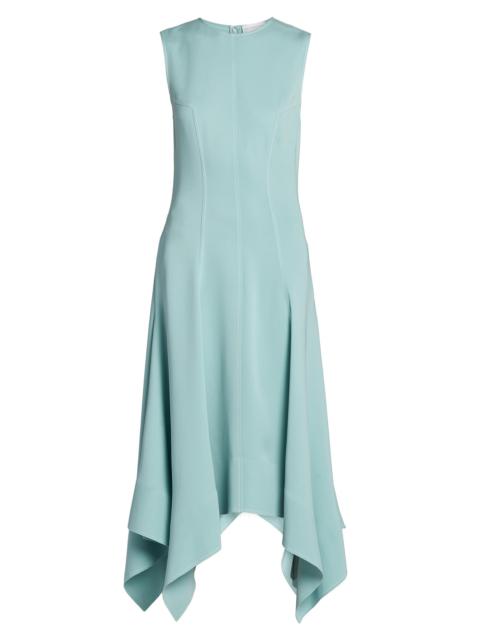 Stella McCartney Women's Handkerchief-Hem Midi Dress - Aquamarine