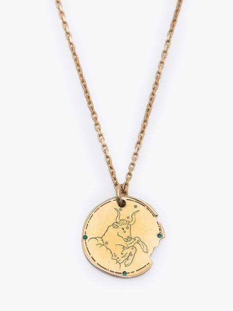 Victoria Beckham Taurus Zodiac Necklace