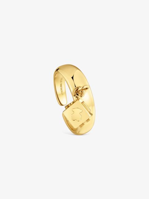 TOUS Gold-colored steel Dice ring TOUS Charming
