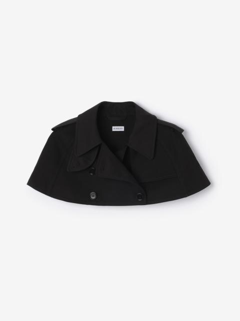 Burberry Gabardine Trench Capelet