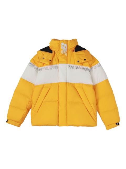 New Balance New Balance Colorblock Padded Jacket 'Yellow White' NP943011-MY