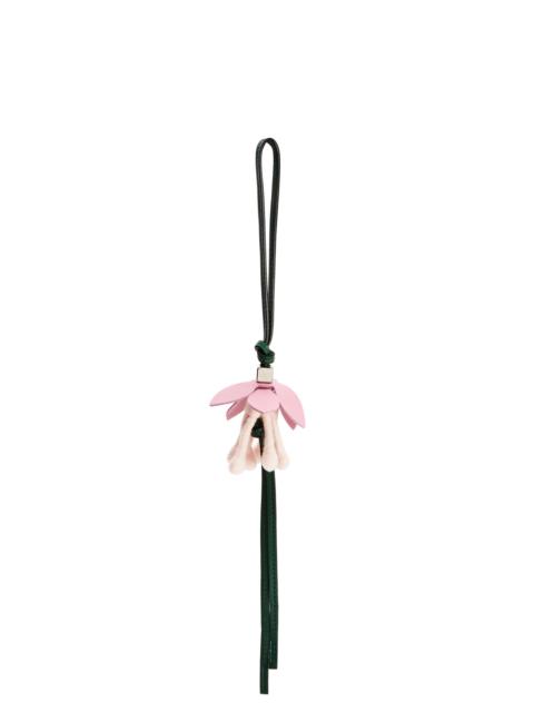 Loewe Flower charm in felt and calfskin