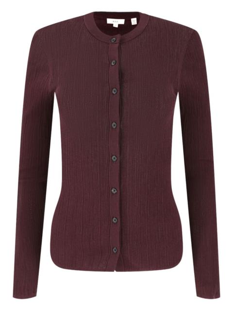 A.L.C. pleated button-up cardigan