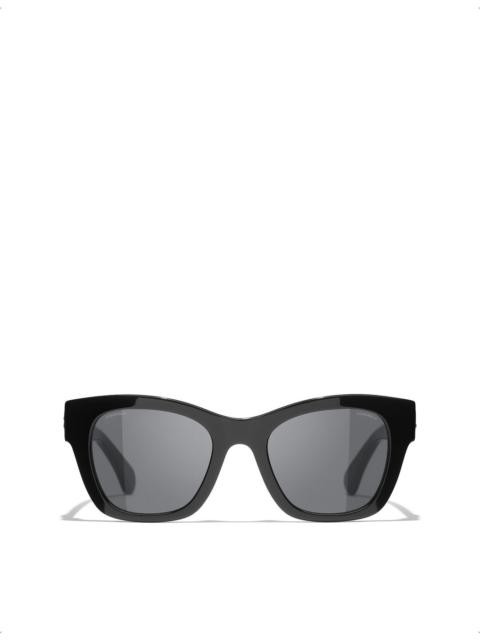 CHANEL CH5478 square-frame acetate sunglasses