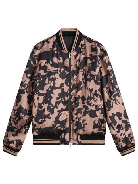 Dries Van Noten Dries Van Noten Abstract Floral Satin Reversible Bomber